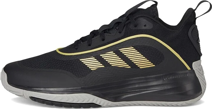 adidas Own The Game 3.0 Basketball Shoes Men's Basketball Shoes Black/Gold Metallic/Solid Grey : 14 D - Medium, Textile - Image 6