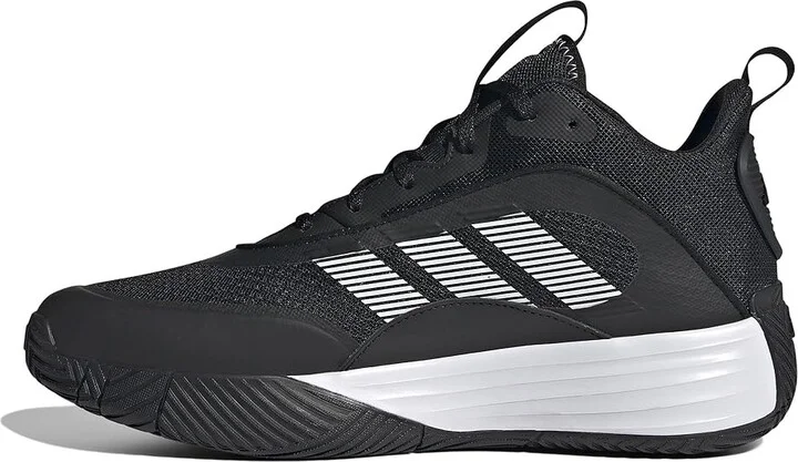 adidas Own The Game 3.0 Basketball Shoes Men's Basketball Shoes Black/White/White : 13 D - Medium, Textile - Image 5