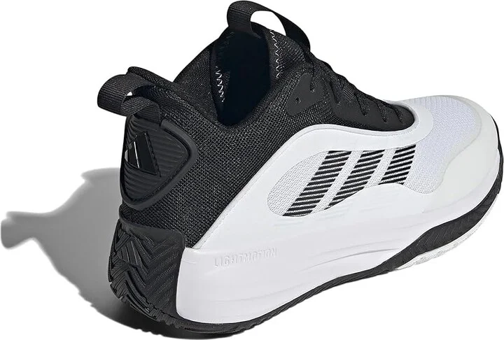 adidas Own The Game 3.0 Basketball Shoes Men's Basketball Shoes White/Black/Black : 12 D - Medium, Textile - Image 4