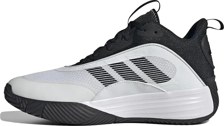 adidas Own The Game 3.0 Basketball Shoes Men's Basketball Shoes White/Black/Black : 12 D - Medium, Textile - Image 5