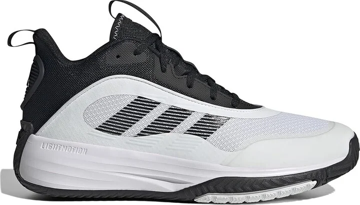 adidas Own The Game 3.0 Basketball Shoes Men's Basketball Shoes White/Black/Black : 12 D - Medium, Textile - Image 6