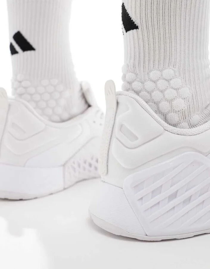 adidas Performance Dropset 3 sneakers in white - Image 4