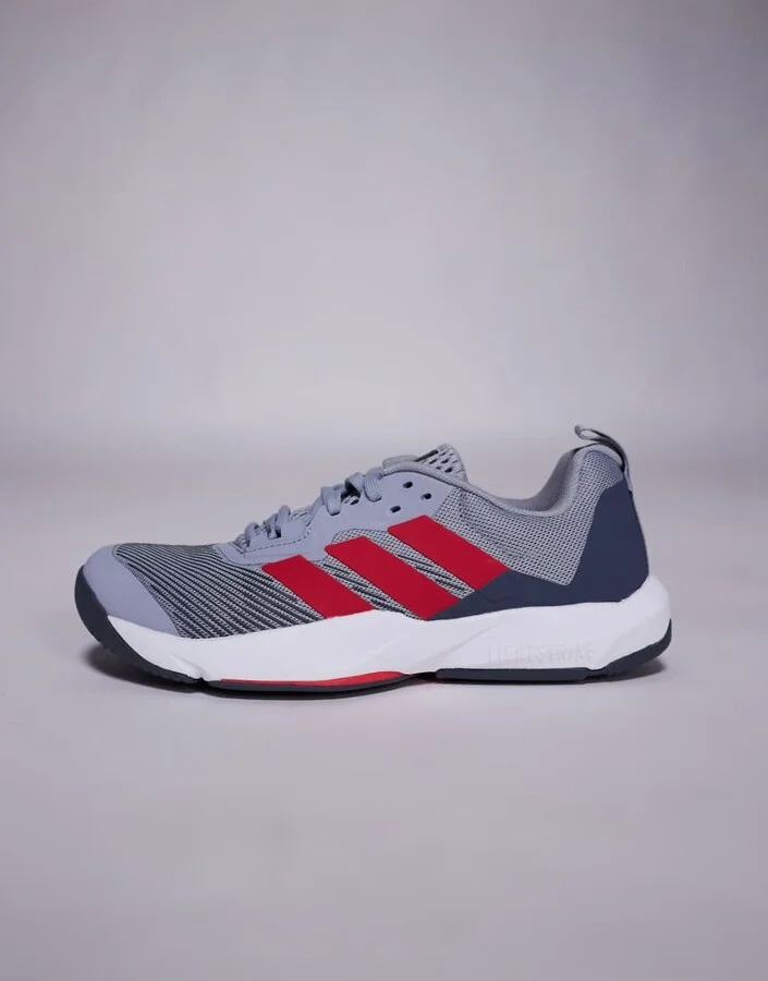 adidas Performance Rapidmove 2 sneakers in gray and red - Image 2