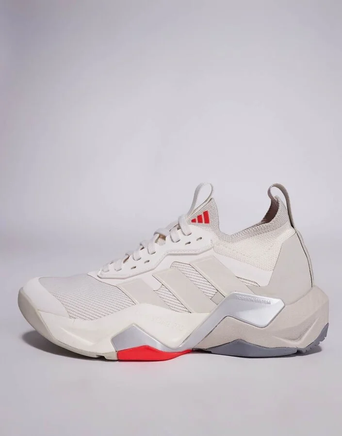 adidas Performance Rapidmove ADV 2 sneakers in white and gray - Image 2