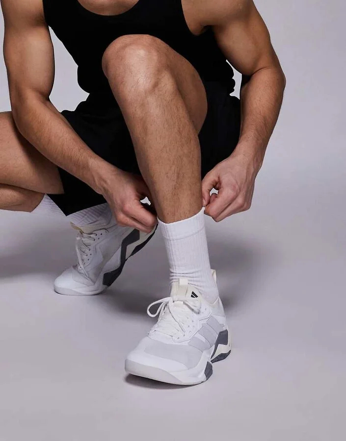 adidas Performance Rapidmove ADV sneakers in white - Image 2