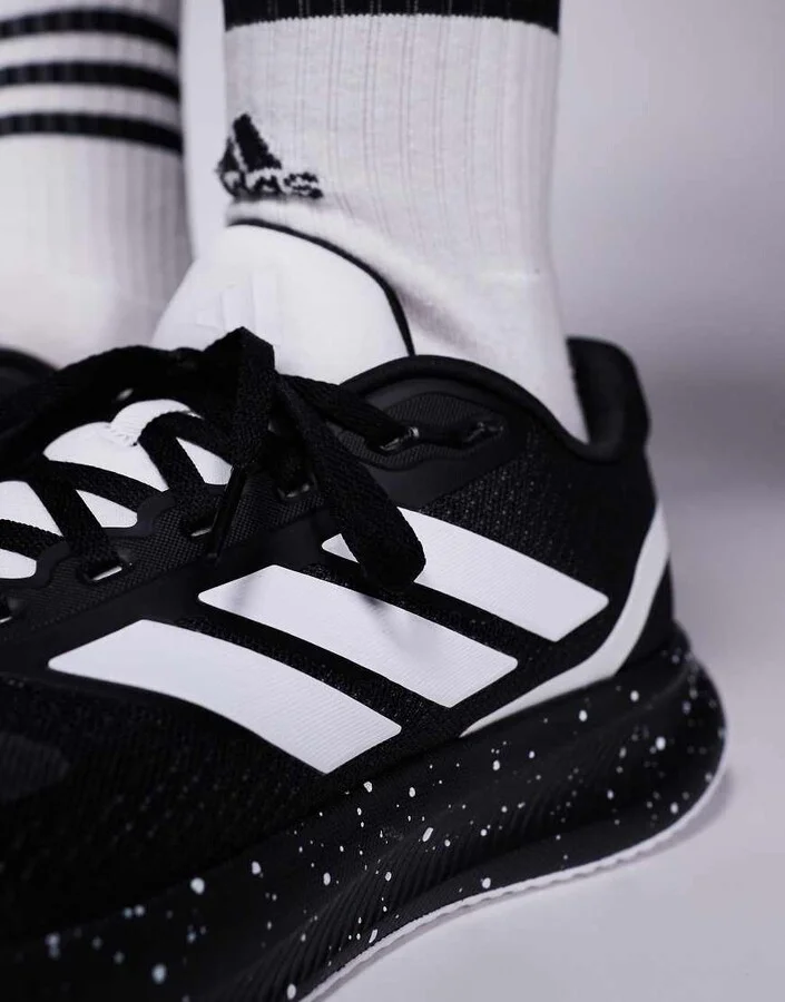 adidas Performance Runfalcon 5 sneakers in black - Image 3