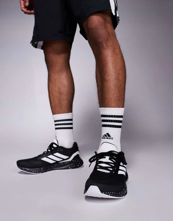 adidas Performance Runfalcon 5 sneakers in black