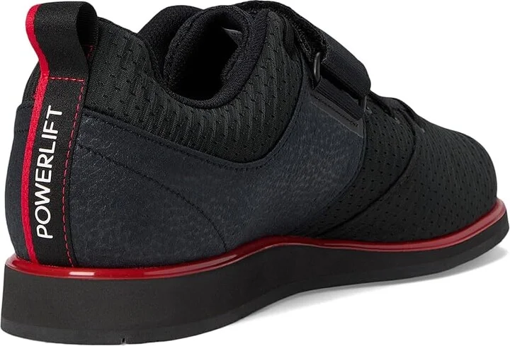 adidas Powerlift 5 Weightlifting Shoes Shoes Black/White/Pure Ruby : Men's 9 - Women's 10 Medium, Textile/Synthetic - Image 4