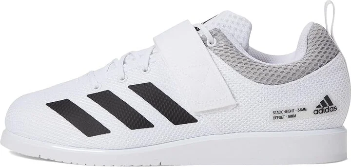 adidas Powerlift 5 Weightlifting Shoes Shoes White/Black/Grey : Men's 11 - Women's 12 Medium, Textile/Synthetic - Image 6