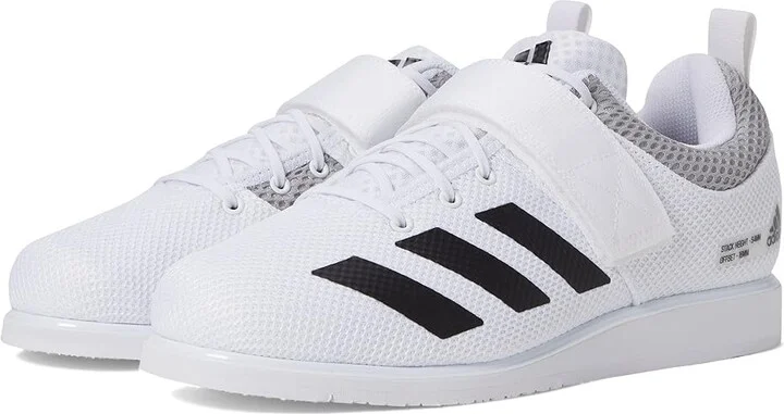 adidas Powerlift 5 Weightlifting Shoes Shoes White/Black/Grey : Men's 11 - Women's 12 Medium, Textile/Synthetic