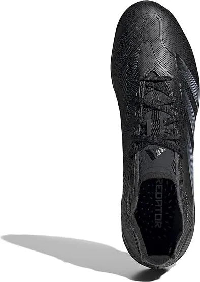 adidas Predator 24 League Low Turf Soccer Cleats Shoes Black/Carbon/Black : Men's 4.5 - Women's 5.5 Medium, Synthetic/Textile - Image 2