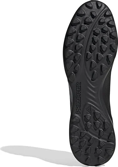 adidas Predator 24 League Low Turf Soccer Cleats Shoes Black/Carbon/Black : Men's 4.5 - Women's 5.5 Medium, Synthetic/Textile - Image 3