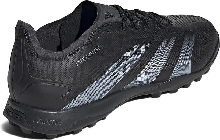 adidas Predator 24 League Low Turf Soccer Cleats Shoes Black/Carbon/Black : Men's 4.5 - Women's 5.5 Medium, Synthetic/Textile - Image 4