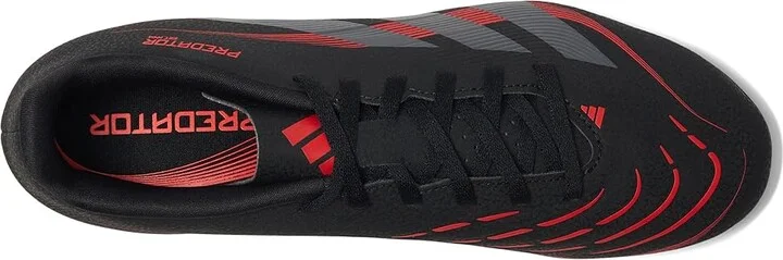 adidas Predator Club Firm Ground/Multi Ground Soccer Cleats Soccer Shoes Black/Grey/Lucid Red : Men's 11 - Women's 12 Medium, Rubber - Image 2