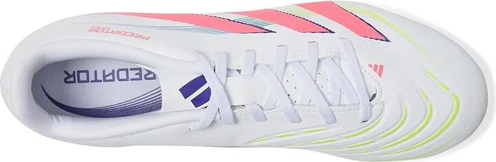 adidas Predator Club Firm Ground/Multi Ground Soccer Cleats Soccer Shoes White/Lucid Pink/Lucid Lemon : Men's 13 - Women's 14 Medium, Rubber - Image 2