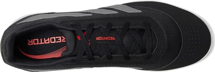 adidas Predator Club Indoor Sala Soccer Cleats Soccer Shoes Black/Grey/Lucid Red : Men's 10 - Women's 11 Medium, Rubber - Image 2