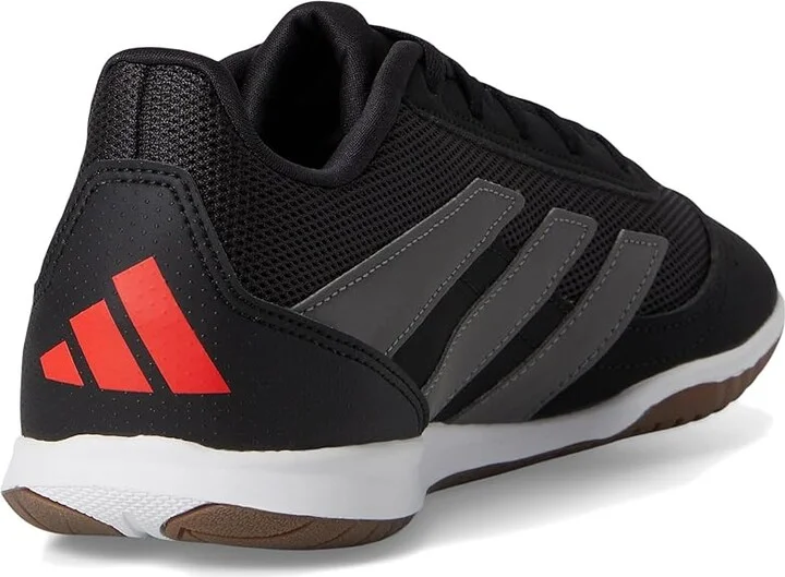 adidas Predator Club Indoor Sala Soccer Cleats Soccer Shoes Black/Grey/Lucid Red : Men's 10 - Women's 11 Medium, Rubber - Image 4