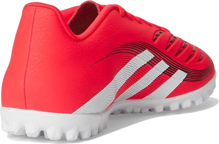 adidas Predator Club Turf Soccer Cleats Soccer Shoes Lucid Red/White/Black : Men's 11.5 - Women's 12.5 Medium, Rubber - Image 4