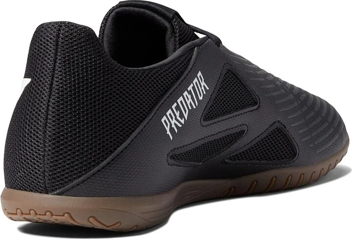 adidas Predator Edge.4 Indoor Sala Shoes Black/White/Vivid Red : Men's 7 - Women's 8 Medium, Textile/Synthetic - Image 4