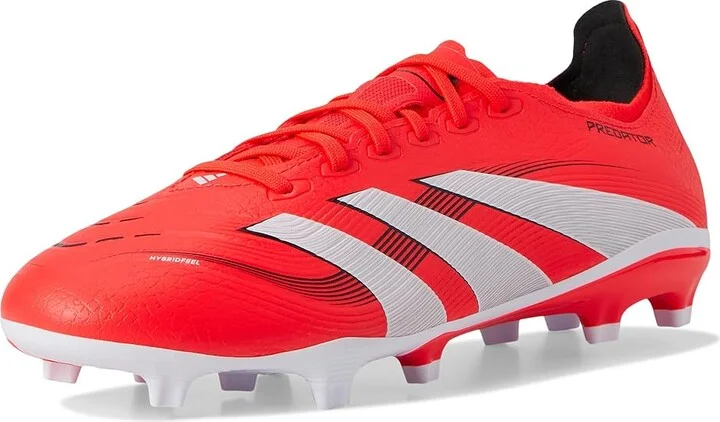 adidas Predator League Firm Ground/Multi Ground Soccer Cleats Soccer Shoes Lucid Red/White/Black : Men's 6.5 - Women's 7.5 Medium - Image 5