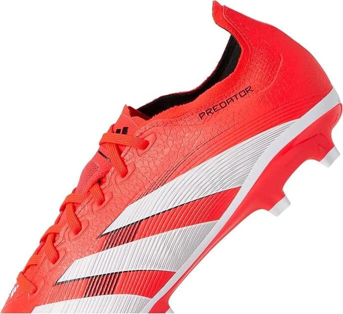 adidas Predator League Firm Ground/Multi Ground Soccer Cleats Soccer Shoes Lucid Red/White/Black : Men's 6.5 - Women's 7.5 Medium - Image 7