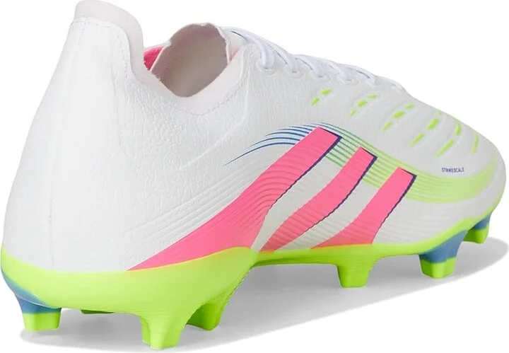 adidas Predator League Firm Ground/Multi Ground Soccer Cleats Soccer Shoes White/Lucid Pink/Lucid Lemon : Men's 11 - Women's 12 Medium - Image 4
