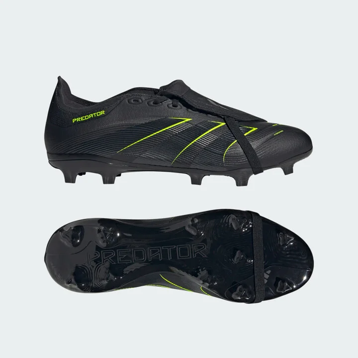 adidas Predator League Fold-Over Tongue Firm/Multi-Ground Cleats Core Black 6 Unisex