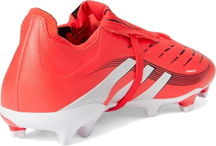 adidas Predator League Folded Tongue Firm Ground/Multi Ground Soccer Cleats Soccer Shoes Lucid Red/White/Black : Men's 9.5 - Women's 10.5 Medium - Image 4