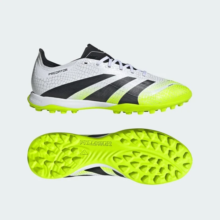 adidas Predator League Turf Cleats Cloud White 6 Unisex