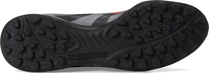 adidas Predator League Turf Soccer Cleats Soccer Shoes Black/Grey/Lucid Red : Men's 11.5 - Women's 12.5 Medium, Synthetic - Image 3