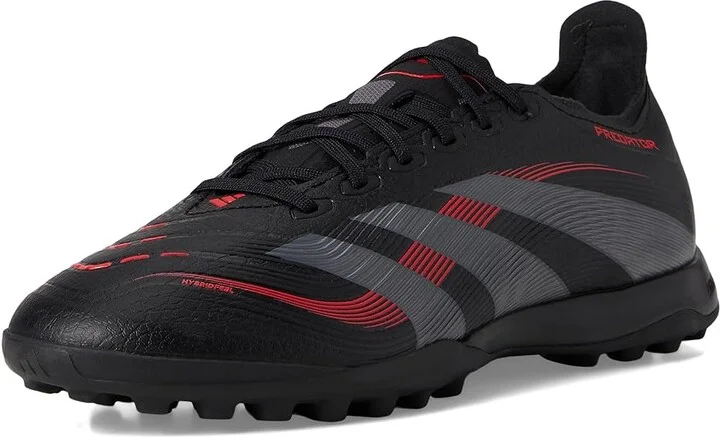 adidas Predator League Turf Soccer Cleats Soccer Shoes Black/Grey/Lucid Red : Men's 11.5 - Women's 12.5 Medium, Synthetic - Image 5