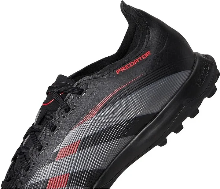 adidas Predator League Turf Soccer Cleats Soccer Shoes Black/Grey/Lucid Red : Men's 11.5 - Women's 12.5 Medium, Synthetic - Image 7