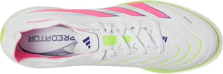adidas Predator League Turf Soccer Cleats Soccer Shoes White/Lucid Pink/Lucid Lemon : Men's 12 - Women's 13 Medium, Synthetic - Image 2