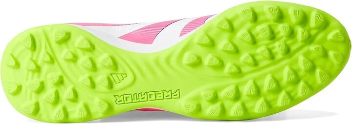 adidas Predator League Turf Soccer Cleats Soccer Shoes White/Lucid Pink/Lucid Lemon : Men's 12 - Women's 13 Medium, Synthetic - Image 3