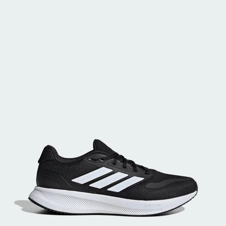 adidas Runfalcon 5 Wide Running Shoes Core Black 6.5 Mens
