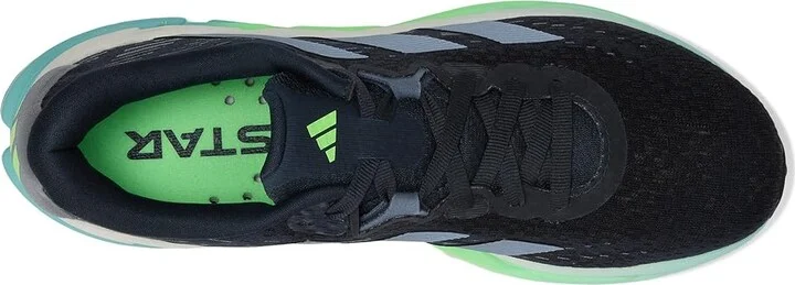 adidas Running Adistar 4 Running Shoes Men's Running Shoes Aurora Ink/Preloved Ink/Lime Burst : 9 D - Medium, Textile - Image 2
