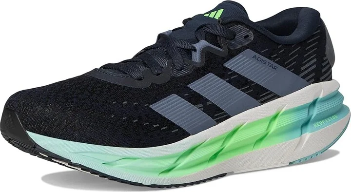 adidas Running Adistar 4 Running Shoes Men's Running Shoes Aurora Ink/Preloved Ink/Lime Burst : 9 D - Medium, Textile - Image 5