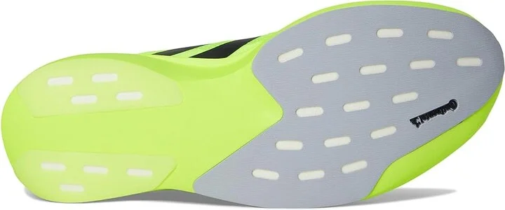 adidas Running adiZero Evo SL Running Shoes Men's Running Shoes Lucid Lemon/Black/Matte Silver : 7.5 D - Medium, Synthetic/Textile - Image 3