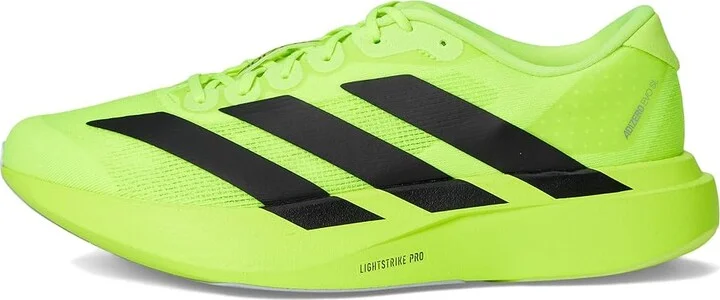 adidas Running adiZero Evo SL Running Shoes Men's Running Shoes Lucid Lemon/Black/Matte Silver : 7.5 D - Medium, Synthetic/Textile - Image 6