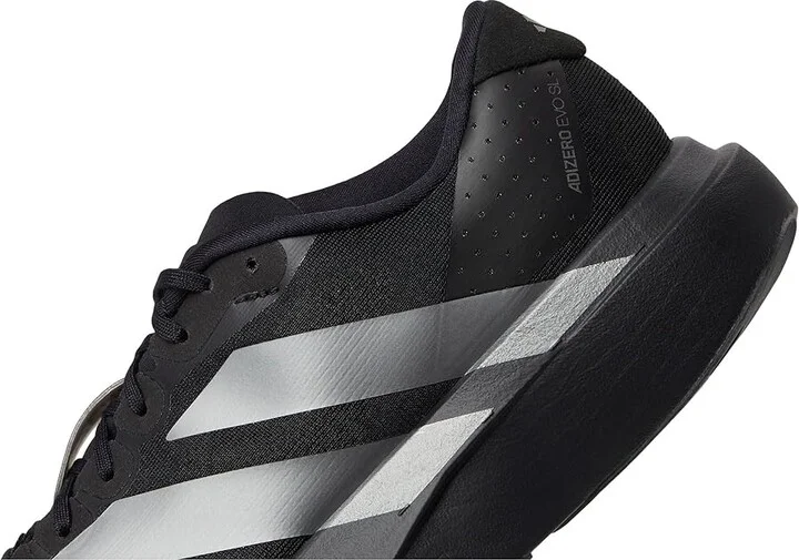 adidas Running adiZero Evo SL Running Shoes Women's Running Shoes Black/Iron Metallic/Black : 6 B - Medium, Synthetic/Textile - Image 7