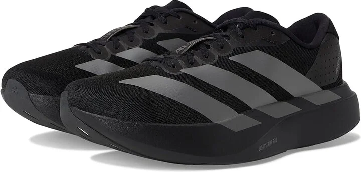 adidas Running adiZero Evo SL Running Shoes Women's Running Shoes Black/Iron Metallic/Black : 6 B - Medium, Synthetic/Textile