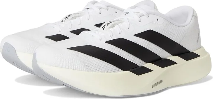 adidas Running adiZero Evo SL Running Shoes Women's Running Shoes White/Black/White : 9.5 B - Medium, Synthetic/Textile