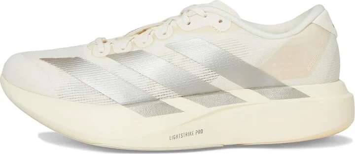 adidas Running adiZero Evo SL Running Shoes Women's Running Shoes Wonder White/Cyber Metallic/Warm Vanilla : 8.5 B - Medium - Image 6