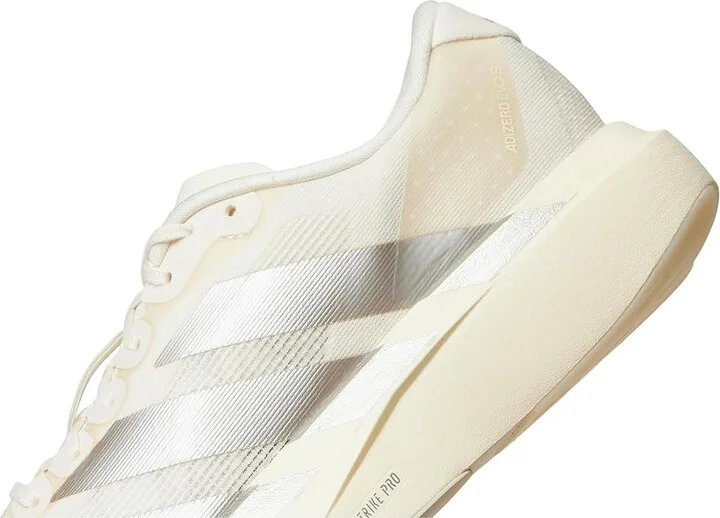 adidas Running adiZero Evo SL Running Shoes Women's Running Shoes Wonder White/Cyber Metallic/Warm Vanilla : 8.5 B - Medium - Image 7