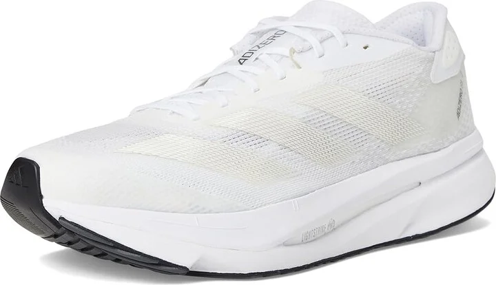 adidas Running Adizero SL2 Running Shoes Men's Running Shoes White/Zero Metallic/Dash Grey : 12.5 D - Medium - Image 5