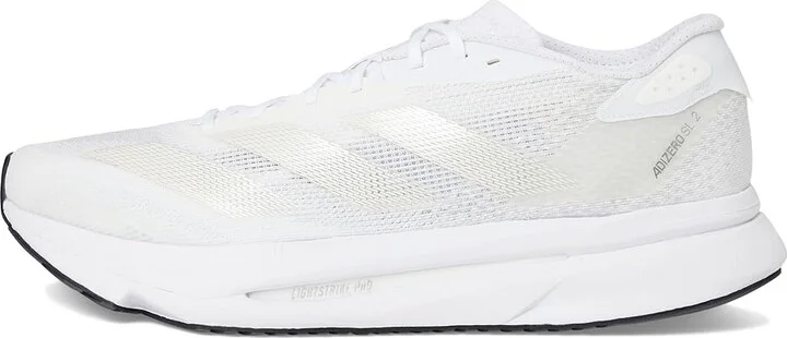 adidas Running Adizero SL2 Running Shoes Men's Running Shoes White/Zero Metallic/Dash Grey : 12.5 D - Medium - Image 6