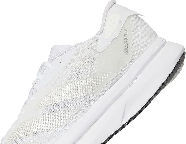 adidas Running Adizero SL2 Running Shoes Men's Running Shoes White/Zero Metallic/Dash Grey : 12.5 D - Medium - Image 7