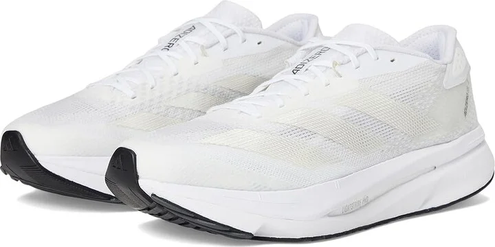 adidas Running Adizero SL2 Running Shoes Men's Running Shoes White/Zero Metallic/Dash Grey : 12.5 D - Medium