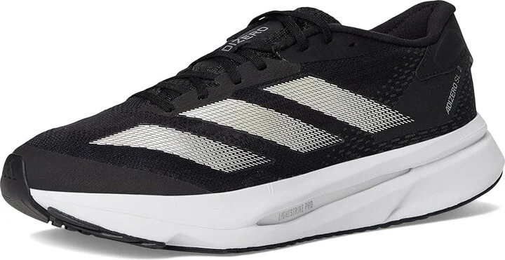 adidas Running Adizero SL2 Running Shoes Women's Running Shoes Black/Zero Metallic/Carbon : 7.5 C - Wide - Image 5