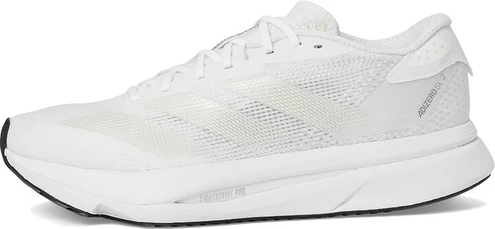 adidas Running Adizero SL2 Running Shoes Women's Running Shoes White/Zero Metallic/Dash Grey : 8 B - Medium - Image 6